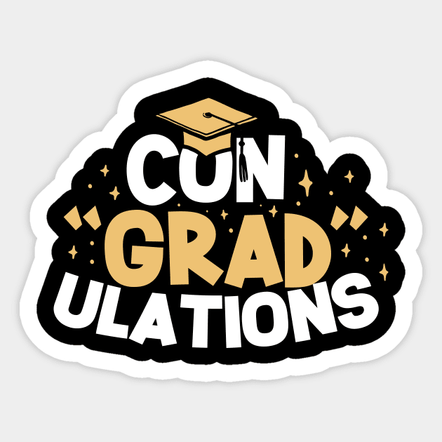 Con Grad Ulations Sticker by thingsandthings